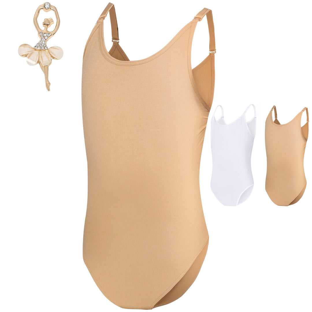 Aigoda】 バレエ ボディファンデーション インナーレオタード 新体操