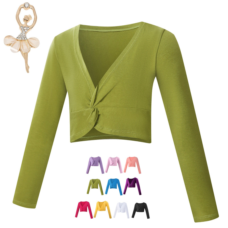 【Aigoda】 バレエカシュクール 上着 バレエボレロ ウォームアップ バレエ カシュクール 子供 大人 キッズ ジュニア