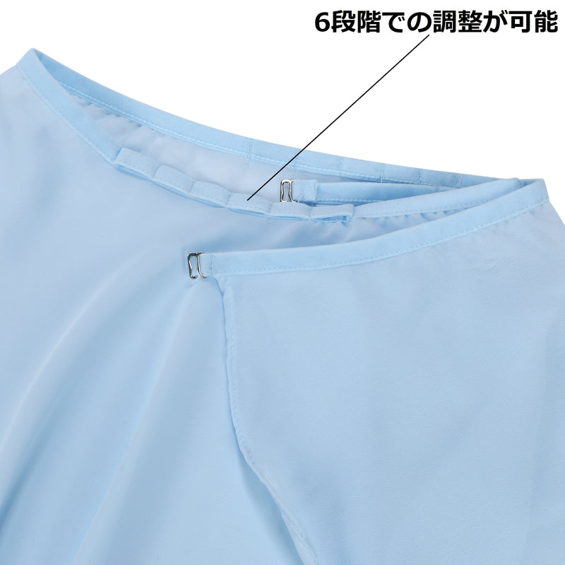 【Aigoda】バレエ 巻きスカート 後ろロング 5色 大人 レディース ジュニア 子供 キッズ ゴム シフォンスカート