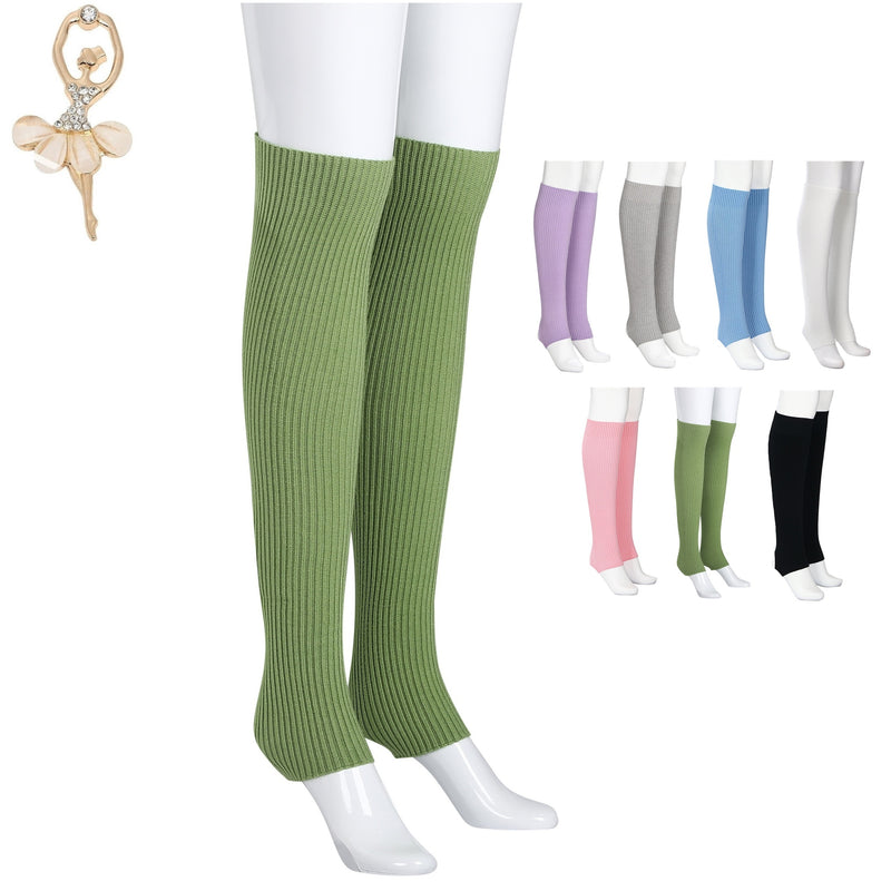 【Aigoda】 バレエ レッグウォーマー ロング 子供 大人 キッズ ジュニア