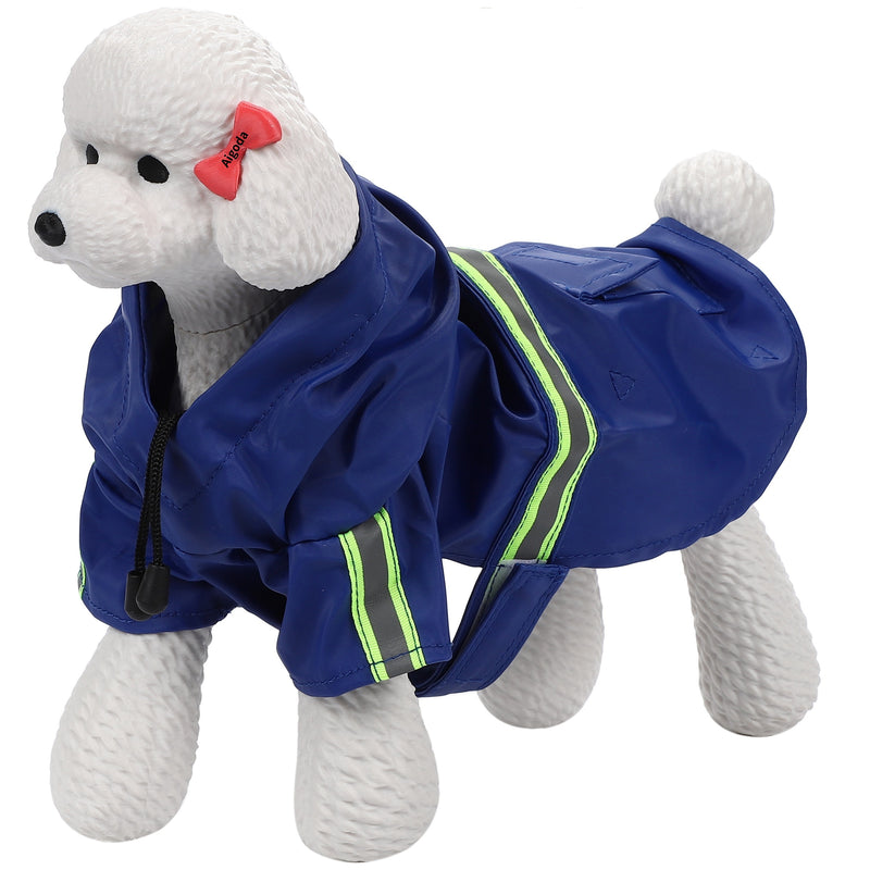 【Aigoda】犬 レインコート 小型犬 中型犬 大型犬 着せやすい ポンチョタイプ フード付き 大きいサイズ 調整可