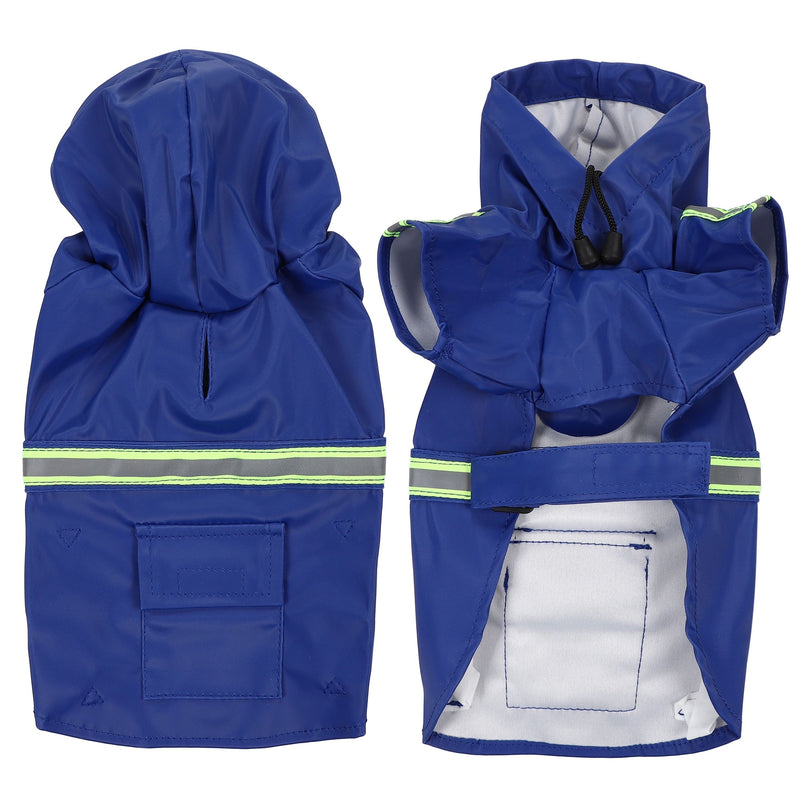 【Aigoda】犬 レインコート 小型犬 中型犬 大型犬 着せやすい ポンチョタイプ フード付き 大きいサイズ 調整可