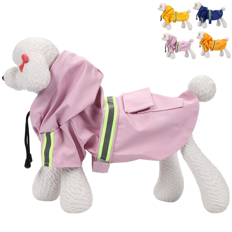 【Aigoda】犬 レインコート 小型犬 中型犬 大型犬 着せやすい ポンチョタイプ フード付き 大きいサイズ 調整可