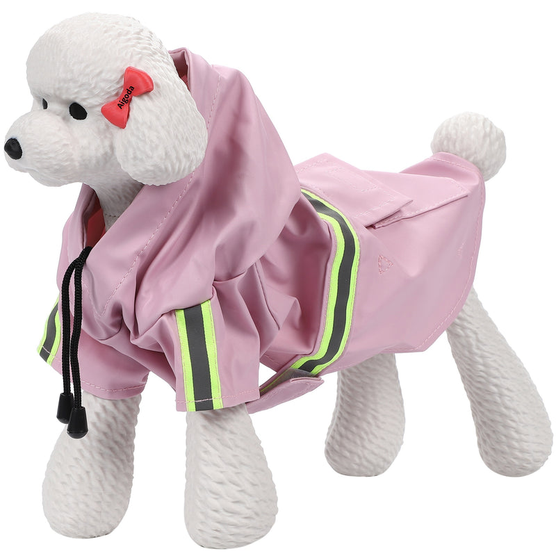 【Aigoda】犬 レインコート 小型犬 中型犬 大型犬 着せやすい ポンチョタイプ フード付き 大きいサイズ 調整可