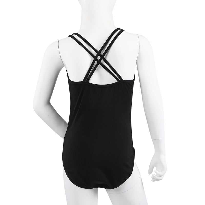 【Aigoda】 バレエレオタード スカートなし 子供 大人 キッズ ジュニア キャミソール バレエ レオタード