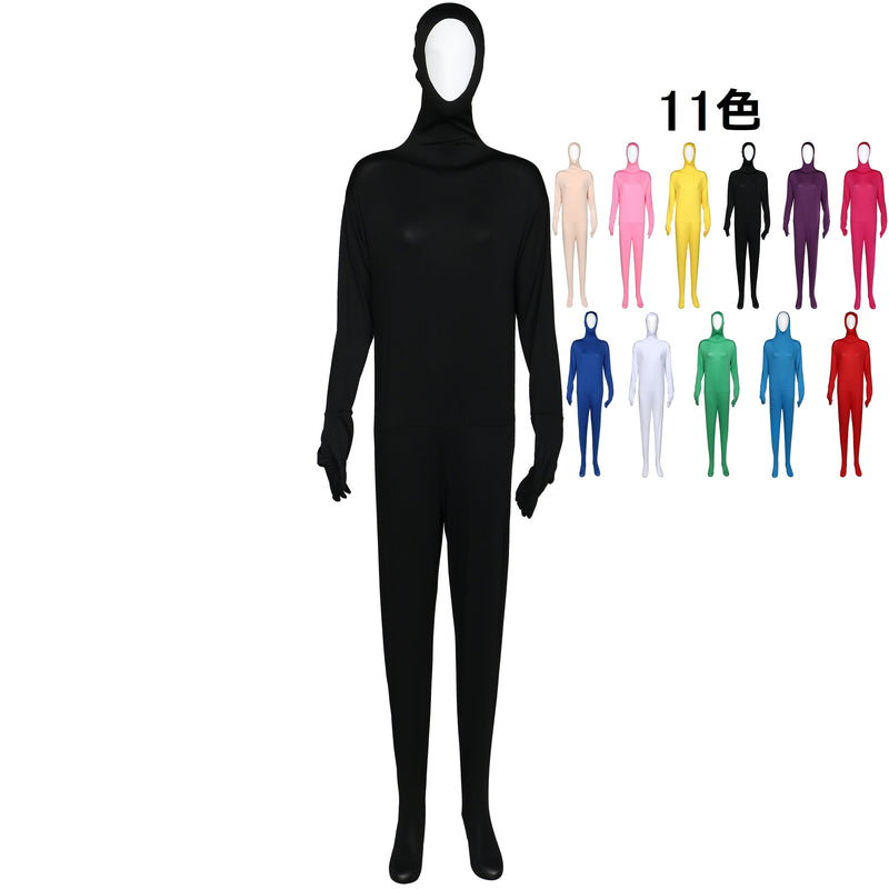 【コスプレホリック】全身タイツ コスプレ 顔出し 11色 4サイズ 子供 大人 ハロウィン 仮装 文化祭 女性 男性