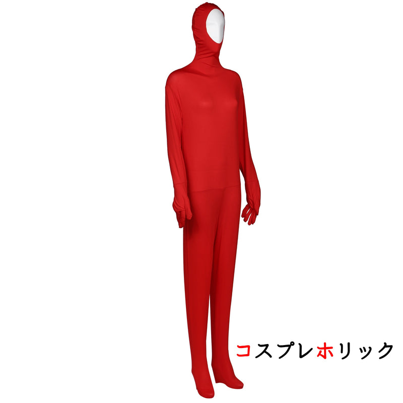 【コスプレホリック】全身タイツ コスプレ 顔出し23色 6サイズ 子供 大人 ハロウィン 仮装 文化祭 女性 男性