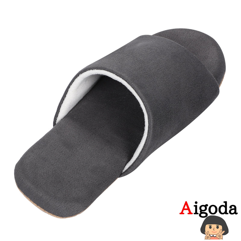 【Aigoda】スリッパ 女性 男性 22～29cm 静音 軽量 ルームスリッパ 前開き 男女兼用 大きいサイズあり 室内用 滑り止め付き