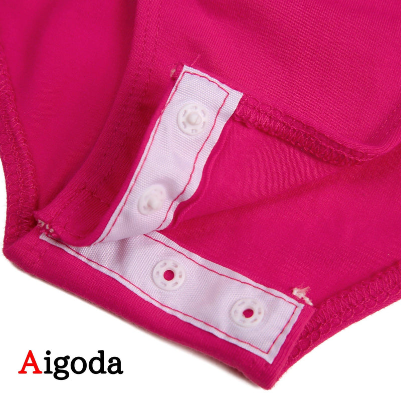 【Aigoda】 バレエレオタード 半袖・長袖 スカートなし キッズ 子供 大人 綿 ジュニア - Aigoda
